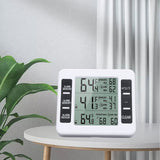 Darrahopens Home & Garden > Garden Tools > Gardening Tools Indoor Outdoor Thermometer Digital Hygrometer Thermometer Wireless Temperature and Humidity Gauge Monitor with 2 Sensors In Australia - Darrahopens