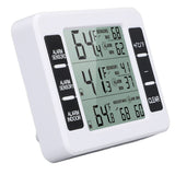 Darrahopens Home & Garden > Garden Tools > Gardening Tools Indoor Outdoor Thermometer Digital Hygrometer Thermometer Wireless Temperature and Humidity Gauge Monitor with 2 Sensors In Australia - Darrahopens