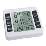 Darrahopens Home & Garden > Garden Tools > Gardening Tools Indoor Outdoor Thermometer Digital Hygrometer Thermometer Wireless Temperature and Humidity Gauge Monitor with 2 Sensors In Australia - Darrahopens