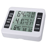 Darrahopens Home & Garden > Garden Tools > Gardening Tools Indoor Outdoor Thermometer Digital Hygrometer Thermometer Wireless Temperature and Humidity Gauge Monitor with 2 Sensors In Australia - Darrahopens