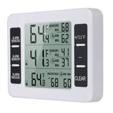 Darrahopens Home & Garden > Garden Tools > Gardening Tools Indoor Outdoor Thermometer Digital Hygrometer Thermometer Wireless Temperature and Humidity Gauge Monitor with 2 Sensors In Australia - Darrahopens
