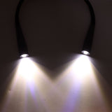 Darrahopens Home & Garden > Garden Tools > Gardening Tools LED Neck Reading Light 3 Colors 3 Bright Level 1000mAh Rechargeable Battery Bendable Arms Book Light for Knitting In Australia - Darrahopens