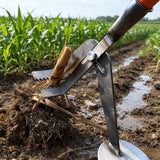 Darrahopens Home & Garden > Garden Tools > Gardening Tools Manual Tree Root Cutter Heavy Duty for Garden and Farm Use-Grey