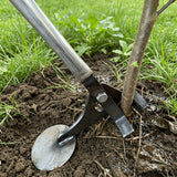Darrahopens Home & Garden > Garden Tools > Gardening Tools Manual Tree Root Cutter Heavy Duty for Garden and Farm Use-Grey