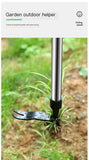 Darrahopens Home & Garden > Garden Tools > Gardening Tools Manual weeding device-with a stainless steel three-section pipe