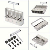 Darrahopens Home & Garden > Garden Tools > Gardening Tools Multi-Cell Seedling Transplanter for Batch Planting-Silver