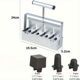 Darrahopens Home & Garden > Garden Tools > Gardening Tools Multi-Cell Seedling Transplanter for Batch Planting-Silver
