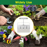 Darrahopens Home & Garden > Garden Tools > Gardening Tools Multi-Cell Seedling Transplanter for Batch Planting-Silver