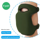 Darrahopens Home & Garden > Garden Tools > Gardening Tools Olive Green Gardening Knee Pads (2-Pack): Ultra-Thick Memory Foam, Adjustable Straps – Ideal for Gardening, Cleaning, Flooring & Work