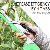 Darrahopens Home & Garden > Garden Tools > Gardening Tools Plant Tying Machine Tape Tool for Tomatoes Peppers Grapes Cucumbers and Vining Vegetables Quickly and Easily Tie, Great for Gardeners Farmers, with Tapes, Spare Parts, Staples - Green