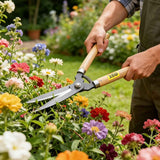 Darrahopens Home & Garden > Garden Tools > Gardening Tools Professional Hedge Trimming Shears for Precision Garden Shaping-Beige