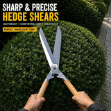 Darrahopens Home & Garden > Garden Tools > Gardening Tools Professional Hedge Trimming Shears for Precision Garden Shaping-Beige