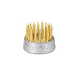 Darrahopens Home & Garden > Garden Tools > Gardening Tools Round Flower Base Holder Spiky Frog Fixed Tool Floral Arrange For Ikebana Kenzan - 23mm