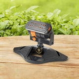 Darrahopens Home & Garden > Garden Tools > Gardening Tools Smart Oscillating Sprinkler with 4 Spray Modes – Automatic Lawn Watering System for Garden, Yard & Patio, Adjustable Coverage, Durable Metal Connector (Black)