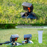 Darrahopens Home & Garden > Garden Tools > Gardening Tools Smart Oscillating Sprinkler with 4 Spray Modes – Automatic Lawn Watering System for Garden, Yard & Patio, Adjustable Coverage, Durable Metal Connector (Black)