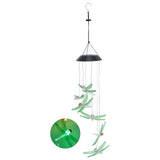 Darrahopens Home & Garden > Garden Tools > Gardening Tools Solar Wind Chimes Photosensitive Design Waterproof Automatic Operation Green Dragonfly Shape Color Changing Lights In Australia - Darrahopens
