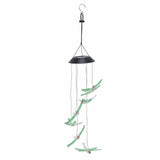 Darrahopens Home & Garden > Garden Tools > Gardening Tools Solar Wind Chimes Photosensitive Design Waterproof Automatic Operation Green Dragonfly Shape Color Changing Lights In Australia - Darrahopens