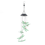 Darrahopens Home & Garden > Garden Tools > Gardening Tools Solar Wind Chimes Photosensitive Design Waterproof Automatic Operation Green Dragonfly Shape Color Changing Lights In Australia - Darrahopens
