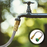 Darrahopens Home & Garden > Garden Tools > Gardening Tools Sprinkler Hose Extender - 1ft Garden Water Hose Connector for Outdoor Faucet Adapter