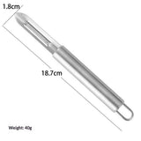 Darrahopens Home & Garden > Garden Tools > Gardening Tools Vegetable Peeler, Stainless Steel Swiveling Blade, Silver Handle, Potato Peeler for Potato, Apple, Cucumber