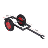 Darrahopens Home & Garden > Garden Tools > Herbicides Giantz 150kg ATV Garden Trailer Weed Sprayer Tow Behind Cart Ride on Mower Attachment Black In Australia - Darrahopens
