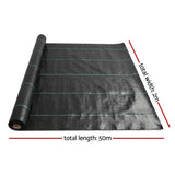 Darrahopens Home & Garden > Garden Tools > Herbicides Instahut 2x50m Weed Mat 110GSM Weed Control Mat Plant