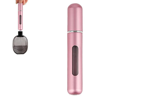 Darrahopens Home & Garden > Garden Tools > Herbicides Mini Perfume Spray Pump 8ML Refillable Bottle Atomizer for Travel Outdoor-Pink