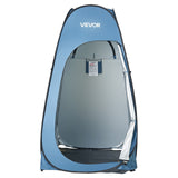 Darrahopens Home & Garden > Garden Tools > Herbicides VEVOR Pop up Shower Tent, Instant Portable Privacy Tent Changing Room with Hanging Bag, Ground Stakes, Ropes, Carry Bag, 190T Polyester with Silver Coating, Quick Setup, for Camping, Beach, Fishing