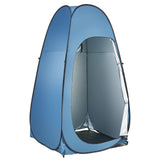 Darrahopens Home & Garden > Garden Tools > Herbicides VEVOR Pop up Shower Tent, Instant Portable Privacy Tent Changing Room with Hanging Bag, Ground Stakes, Ropes, Carry Bag, 190T Polyester with Silver Coating, Quick Setup, for Camping, Beach, Fishing