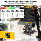 Darrahopens Home & Garden > Garden Tools Kolner Lt-12a 7hp 2200psi Petrol Engine High Pressure Washer 7.5lpm