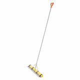 Darrahopens Home & Garden > Garden Tools > Lawn Rollers VEVOR Landscape Rake, 914 mm Wide Head 3380 mm Handle, Large Heavy Duty Aluminum Landscaping Leaf Rake Tool, Asphalt Level for Loosening Soil, Garden & Yard, Pond Gravel & Beach Lawn Care, 15.8m Rope
