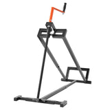 Darrahopens Home & Garden > Garden Tools > Lawn Rollers VEVOR Ride on Lawn Mower Lift Jack, 880 Lbs Weight Capacity, Telescopic Maintenance Jack with Crank Handle & Power Tool Handle, Foldable Lawn Tractor Lifter for Lawn Mowers and Garden Tractors, Black