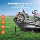 Darrahopens Home & Garden > Garden Tools > Lawn Rollers VEVOR Ride on Lawn Mower Lift Jack, 880 Lbs Weight Capacity, Telescopic Maintenance Jack with Crank Handle & Power Tool Handle, Foldable Lawn Tractor Lifter for Lawn Mowers and Garden Tractors, Black