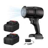 Darrahopens Home & Garden > Garden Tools > Leaf Blowers Stepless Cordless Leaf Blower w/2 Batteries Portable Handheld Turbo Jet Fan AU