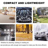 Darrahopens Home & Garden > Garden Tools > Leaf Blowers Stepless Cordless Leaf Blower w/2 Batteries Portable Handheld Turbo Jet Fan AU