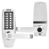 Darrahopens Home & Garden > Garden Tools > Leaf Blowers VEVOR Mechanical Keyless Entry Door Lock, 14 Key Mechanical Door Lock with Keys, Mechanical Keypad Door Lock with Handle, Stainless Steel Waterproof Keyless Gate Lock, for Home Office Outdoor Garage