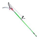 Darrahopens Home & Garden > Garden Tools > Spreaders & Wheelbarrows VEVOR Manual Pole Saw, 118-809.3 cm Extendable Pole Tree Pruner with Scissors, Sharp 65Mn Steel Blade, Lightweight Fiberglass Handle Pole, for High Branch Trimming, Pruning Tool for Palms and Shrubs