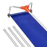 Darrahopens Home & Garden > Garden Tools > Spreaders & Wheelbarrows VEVOR Snow Roof Rake, 27cm Aluminum Blade, 1.25-5.24 m Adjustable Roof Snow Scraper with Wheels & Slide, Lightweight Snows Removal Tool for House Rooftop Leaves Debris Clearing
