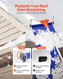 Darrahopens Home & Garden > Garden Tools > Spreaders & Wheelbarrows VEVOR Snow Roof Rake, 27cm Aluminum Blade, 1.25-5.24 m Adjustable Roof Snow Scraper with Wheels & Slide, Lightweight Snows Removal Tool for House Rooftop Leaves Debris Clearing