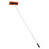 Darrahopens Home & Garden > Garden Tools > Spreaders & Wheelbarrows VEVOR Snow Roof Rake, 45cm Foam Blade, 2.25-5.62 m Adjustable Roof Snow Scraper, Extension Tubes & Non-Slip Handle, Lightweight Snows Removal Tool for House Leaves Debris Clearing