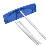 Darrahopens Home & Garden > Garden Tools > Spreaders & Wheelbarrows VEVOR Snow Roof Rake, 60cm PP Plastic Blade, 1.18-5.55 m Adjustable Roof Snow Scraper with Wheels, Anti-Slip Handle Snows Removal Tool, Lightweight House Rooftop Rake for Leaves Debris Removal