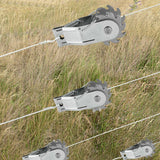 Darrahopens Home & Garden > Gate Openers > Fence & Gate Accessories 50 Pack Inline Cliplock Wire Strainer Aluminum Alloy Heavy Duty Wire Ratchet Tensioner for Electric Fence