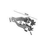 Darrahopens Home & Garden > Gate Openers > Fence & Gate Accessories 50 Pack Inline Cliplock Wire Strainer Aluminum Alloy Heavy Duty Wire Ratchet Tensioner for Electric Fence