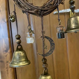 Darrahopens Home & Garden > Gate Openers > Fence & Gate Accessories Bell Door Handle Protector Pendant, Vine-style Wind Chime, Witch Prayer Crystal Wind Chime, Home Decor