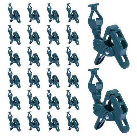 Darrahopens Home & Garden > Gate Openers > Fence & Gate Accessories Christmas Lights Universal Spring Clips, 50 Count Quick Spring Clips for Holiday Light Decorations, Shatterproof Shingle and Gutter Clips for E12 E17, Metal Surface Roof Fence Railing Gates