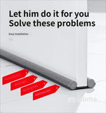 Darrahopens Home & Garden > Gate Openers > Fence & Gate Accessories Door gap and bottom sealing strip-Black