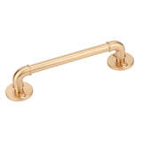 Darrahopens Home & Garden > Gate Openers > Fence & Gate Accessories Gate Pull Handle Zinc Alloy Retro Round Base Furniture Hardware for Door Drawer Cabinet Wardrobe Closet Gold In Australia - Darrahopens