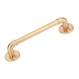 Darrahopens Home & Garden > Gate Openers > Fence & Gate Accessories Gate Pull Handle Zinc Alloy Retro Round Base Furniture Hardware for Door Drawer Cabinet Wardrobe Closet Gold In Australia - Darrahopens