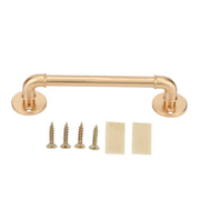 Darrahopens Home & Garden > Gate Openers > Fence & Gate Accessories Gate Pull Handle Zinc Alloy Retro Round Base Furniture Hardware for Door Drawer Cabinet Wardrobe Closet Gold In Australia - Darrahopens