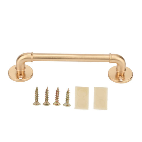 Darrahopens Home & Garden > Gate Openers > Fence & Gate Accessories Gate Pull Handle Zinc Alloy Retro Round Base Furniture Hardware for Door Drawer Cabinet Wardrobe Closet Gold In Australia - Darrahopens